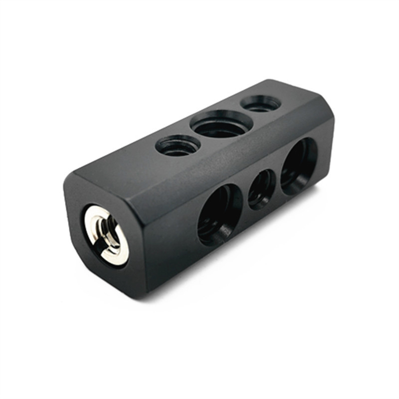 Aluminijski višestruki adapter za bljeskalicu, mikrofon i monitor, s hot-shoe nosačem, dodatci za kameru, vijci 1/4" i 3/8"