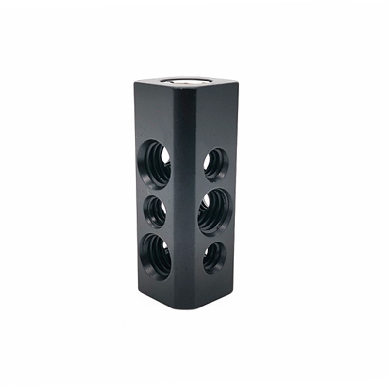 Aluminijski višestruki adapter za bljeskalicu, mikrofon i monitor, s hot-shoe nosačem, dodatci za kameru, vijci 1/4" i 3/8"