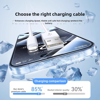 Lightning kábel s rýchlym nabíjaním PD 30W pre iPhone 14/13/12/XS Max a iPhone 8/7/6