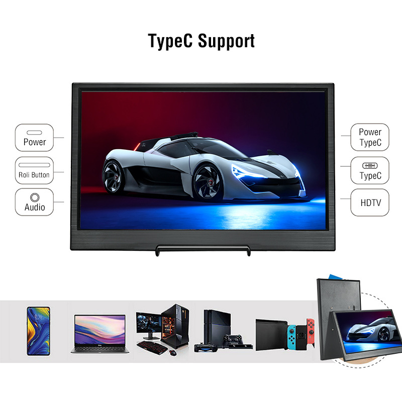 Anmite prijenosni monitor od 11,6 inča s HDMI za računalo, ured i igre