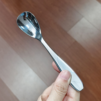 Lingură din oțel inoxidabil, design modern și simplu, pentru restaurante și uz casnic, pentru supe și fel principal, lingură mare pentru copii