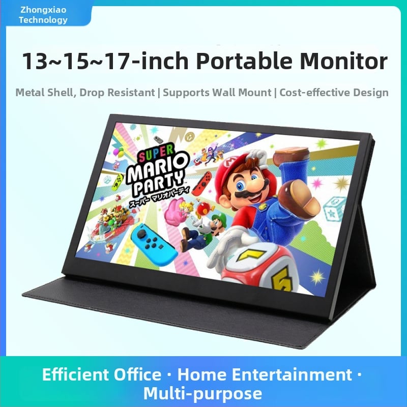Vanjski dodirni monitor od 15,6 inča s USB/HDMI, IPS panelom, 1280x800, 60 Hz, zrcaljenje zaslona za igrice, telefone i prijenosna računala