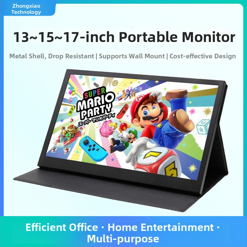 Vanjski dodirni monitor od 15,6 inča s USB/HDMI, IPS panelom, 1280x800, 60 Hz, zrcaljenje zaslona za igrice, telefone i prijenosna računala