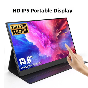 Prenosný 15,6'' dotykový monitor ako externá sekundárna obrazovka pre Xbox, PS5, Switch a PC
