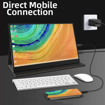 Prenosný 15,6'' dotykový monitor ako externá sekundárna obrazovka pre Xbox, PS5, Switch a PC