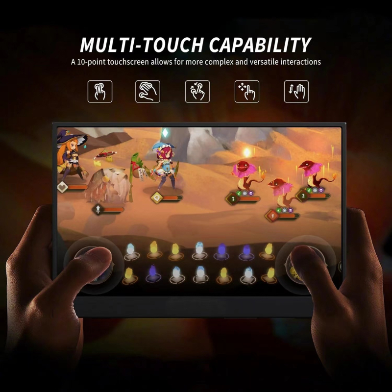 Prenosni 15,6'' dodirni monitor kao vanjski sekundarni ekran za Xbox, PS5, Switch i PC
