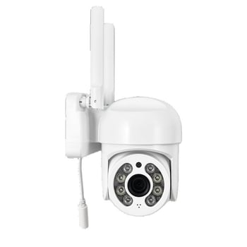 HAMSCY bežična WiFi 360° PTZ kamera za unutarnju i vanjsku upotrebu, vodootporna, daljinsko praćenje, HD noćni pogled