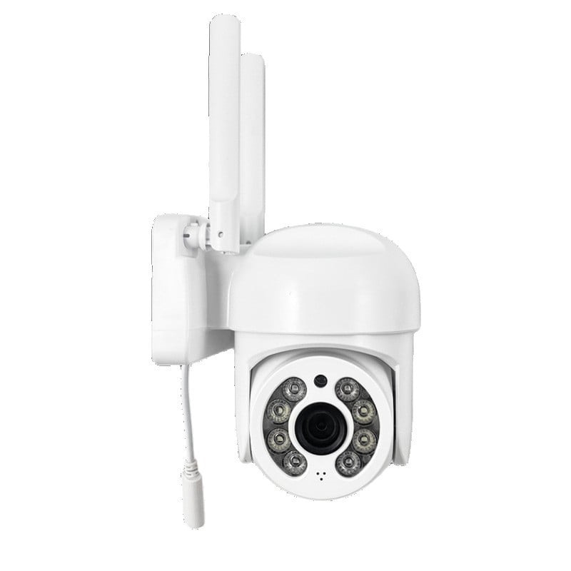 HAMSCY bežična WiFi 360° PTZ kamera za unutarnju i vanjsku upotrebu, vodootporna, daljinsko praćenje, HD noćni pogled