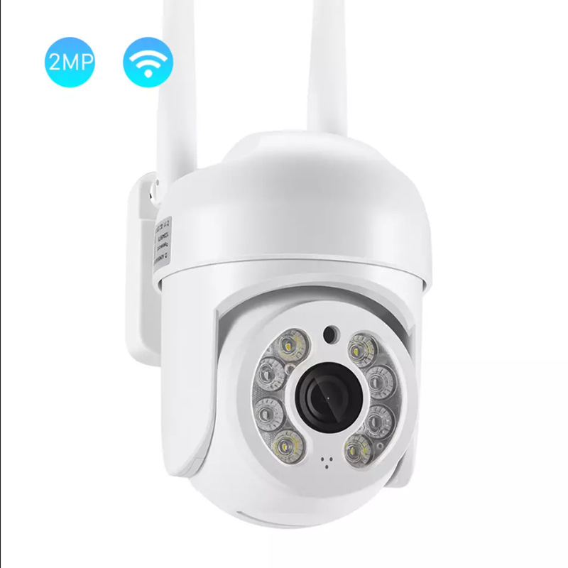 HAMSCY bežična WiFi 360° PTZ kamera za unutarnju i vanjsku upotrebu, vodootporna, daljinsko praćenje, HD noćni pogled