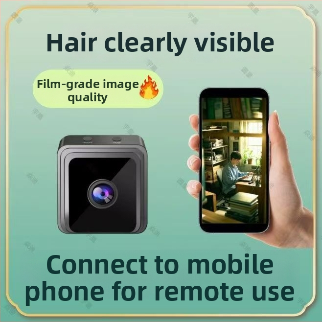 Wi‑Fi domáca kamera na dohľad – vnútorná a vonkajšia, HD nočné videnie, vzdialené sledovanie cez smartfón