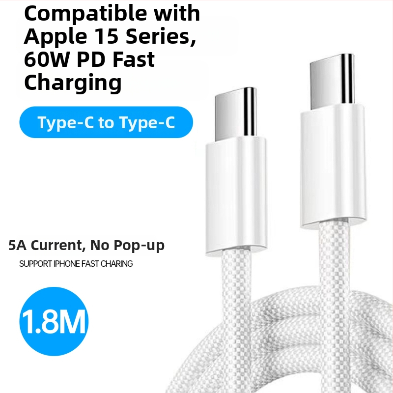 1–2 m dlhý rýchlonabíjací dátový kábel s konektormi USB-C, Micro USB a Lightning; kompatibilný s Android a Apple zariadeniami, podpora 5A/6A nabíjania