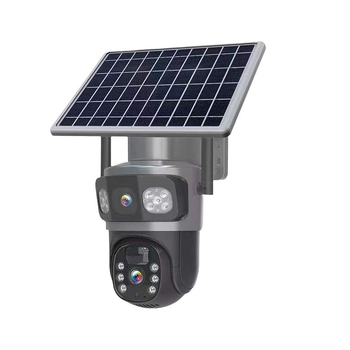 V380Pro Solarna 4G kamera – niska potrošnja, dvostruka leća, kupolna kamera s tri prikaza i HD noćni pogled