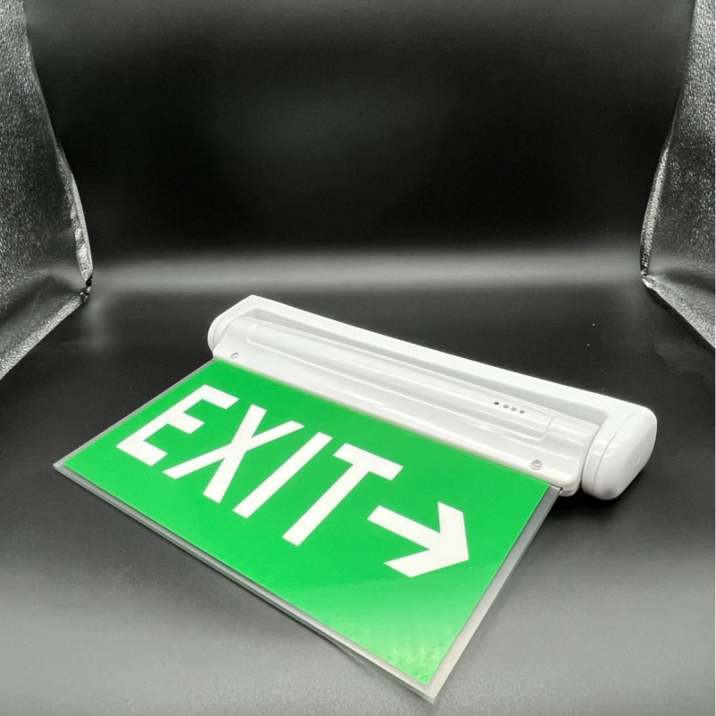 Semnal LED de ieșire în urgență, cu indicator rotativ, pentru montaj suspendat