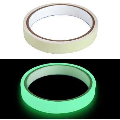 Bandă luminoasă pentru trepte și scenă — bandă fluorescentă verde, avertizare anti-coliziune pentru siguranță