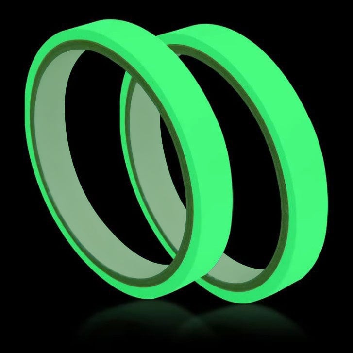 Bandă luminoasă pentru trepte și scenă — bandă fluorescentă verde, avertizare anti-coliziune pentru siguranță