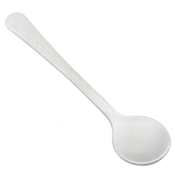 Lingură mini din titan pur, 7,4 cm, lingură de desert, lingură de condimente, linguriță de măsurare pentru pulberi medicamentoase