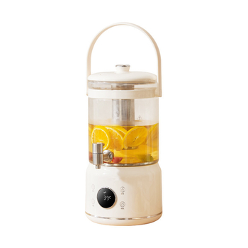 Ceainic din sticlă pentru sănătate cu control al temperaturii, capacitate mare 3–4 L, pentru ceaiuri din fructe, infuzii de plante și ceai de flori
