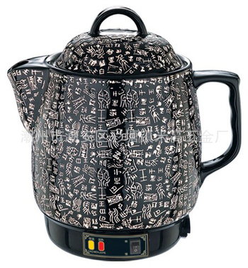 Oală ceramică pentru decocturi de sănătate, control automat, 3L/4L, Medicină Chineză Tradițională, 220V, 300–350W