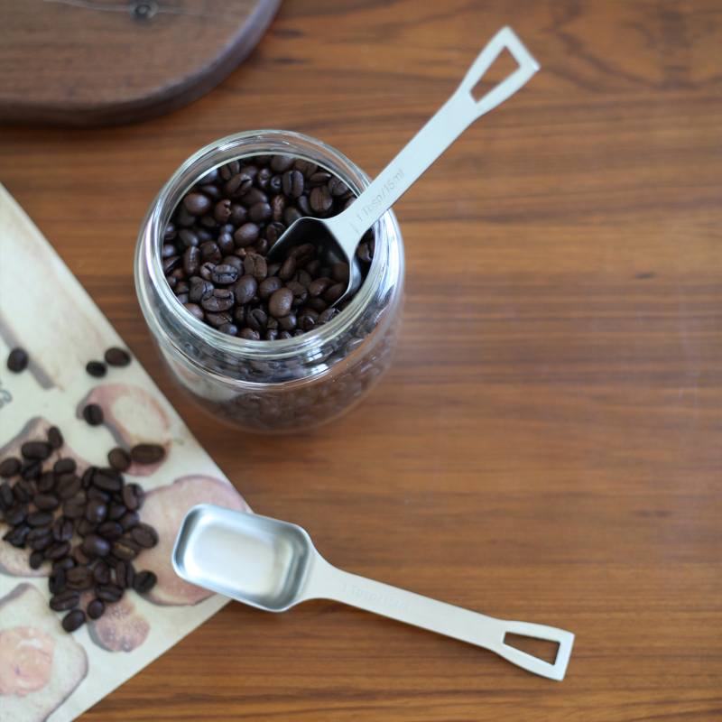 Linguriță de măsurare pătrată din oțel inoxidabil 304, 15 ml, pentru condimente, cafea și pudră de lapte, cu scară de măsurare, ustensilă de copt
