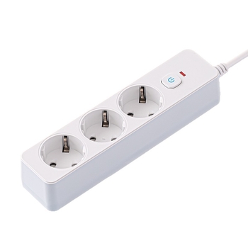 CE certificirani produžni kabel s europskim standardom, njemački stil, više utičnica, 3500W