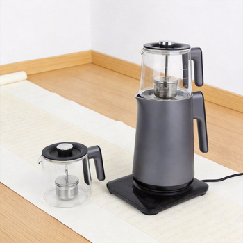 Ceainic din sticlă cu motiv litere turcești, sticlă borosilicată înaltă, ceainic pentru sănătate, accesorii electrice rezistente la căldură