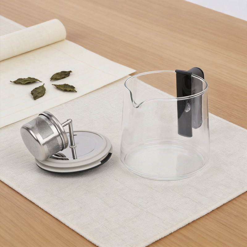 Ceainic din sticlă cu motiv litere turcești, sticlă borosilicată înaltă, ceainic pentru sănătate, accesorii electrice rezistente la căldură