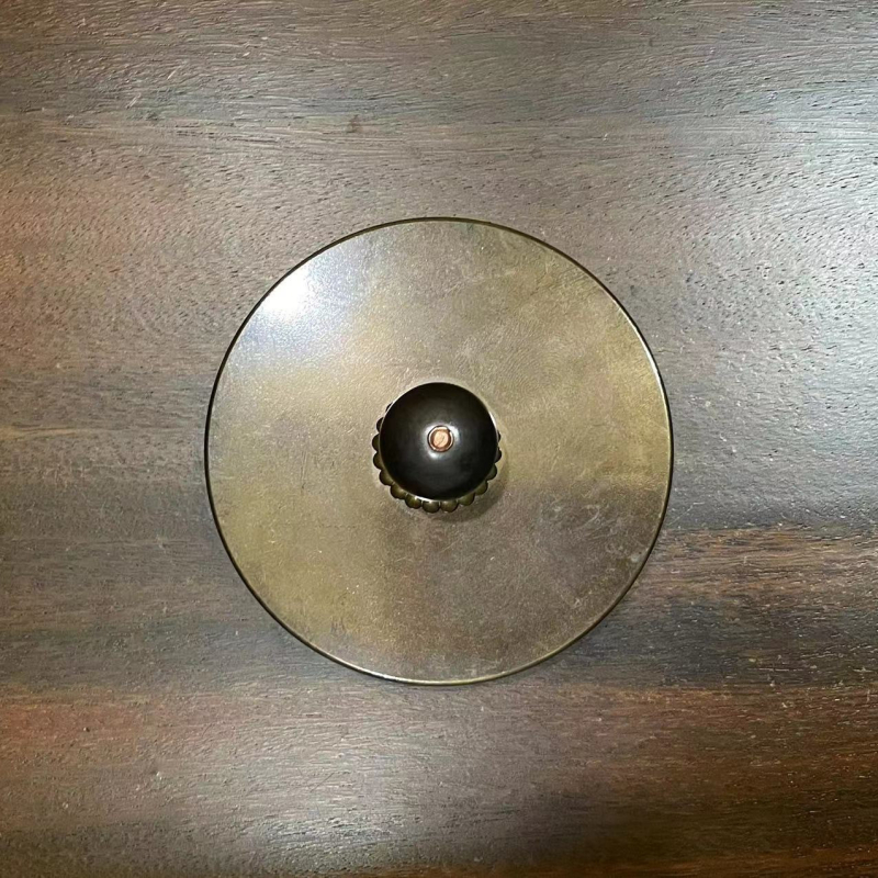 Capac de ceainic din alamă, capac îngroșat și greu, accesorii pentru ceai, imprimare logo disponibilă, gamă completă de dimensiuni