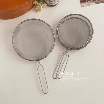 Inox 304, sită fină de bucătărie, strecurător pentru tăiței și lapte de soia, de calitate alimentară