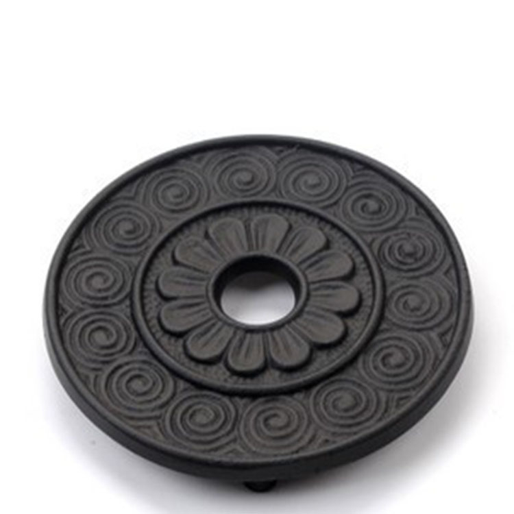 Set ceai Kung Fu cu ceainic japonez din fontă, ceainic minimalist din fier și suport pentru mic ceainic