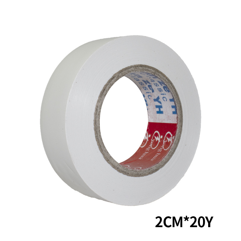 LIAN LI TAPE bandă izolatoare electrică din PVC albă, ignifugă, izolație, rezistență la temperaturi înalte, impermeabilă