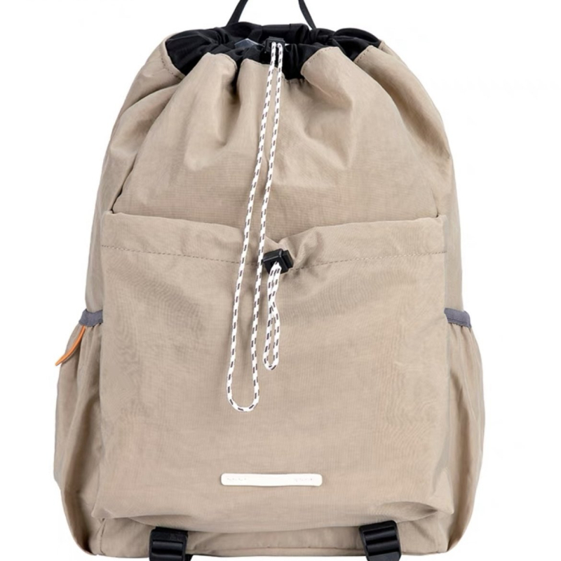 Unisex ruksak s vrpcom za sport i putovanja, jednofarbni najlon, 20–35 L, prozračan, pogodan za 15-inčni laptop