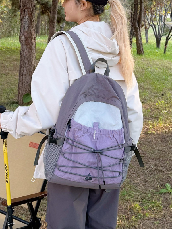 Ženski outdoor ruksak za putovanja - lagan, velik kapacitet 36-55 L, za planinarenje, treking, raftanje i vožnju biciklom; pogodan za 13-inčni prijenosnik.
