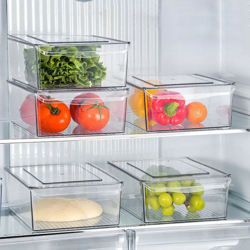Cutie transparentă pentru dospirea aluatului, din plastic, pentru frigider, de calitate alimentară, pentru pâine și produse de patiserie