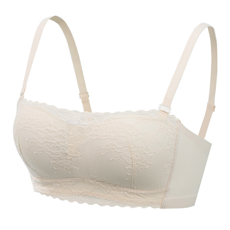 Tube Top grudnjak s podstavom od Mulberry Silk, bežični, tanak ljetni oblik, prozračan, podesive naramenice, bez šavova