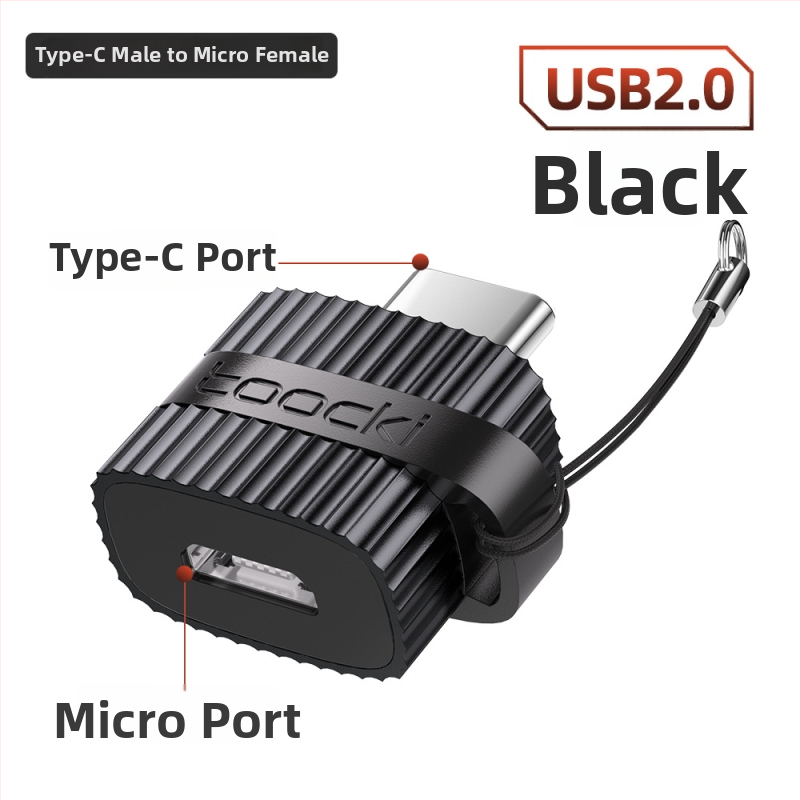 Toocki USB 3.0 A mužský adaptér na USB-C ženský pre notebooky OTG, s vertikálnou textúrou