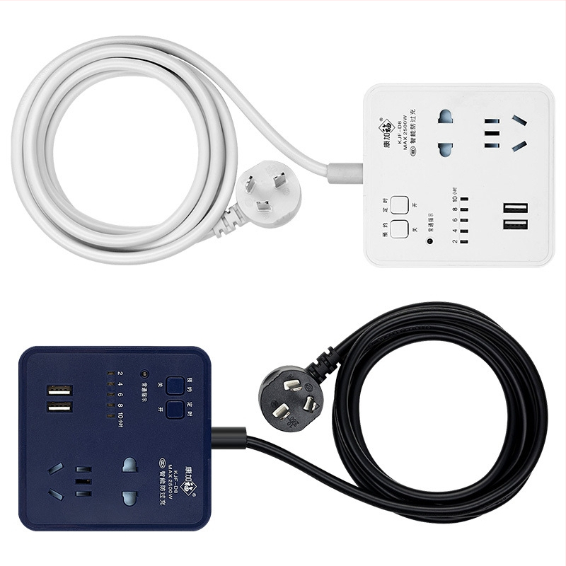 Pametni USB produžni kabel s zaštitom od preopterećenja, tajmerom i programiranjem, višenamjenski stolni punjač