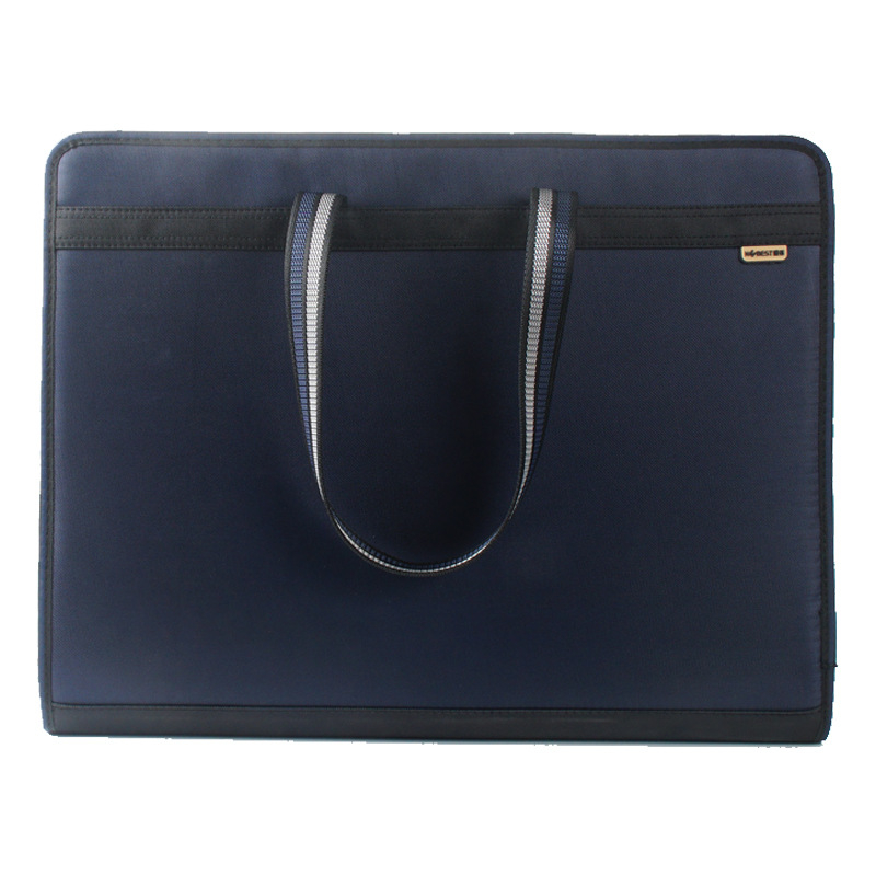 Kang Bai F6117 Material Oxford, Geantă cu curea pentru umăr, format A3, dosar acordeon pentru schițe, opere de artă și depozitare a premiilor