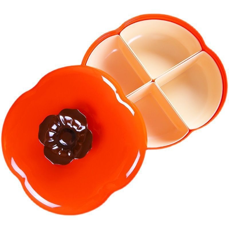 Platou din plastic cu capac pentru fructe, cu nuci și fructe uscate, uz casnic