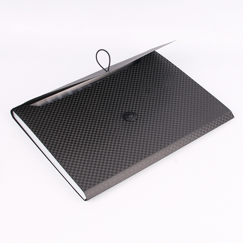 Dimensiune A4, organizator de fișiere cu 13 compartimente în model checkerboard, transparent, multicolor, pentru birou și școală