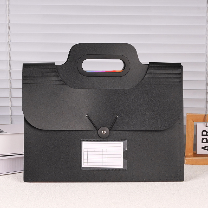 Dosar A4 acordeon, transparent, capacitate mare, cu mai multe compartimente, organizator pentru elevi pentru fișe de teste