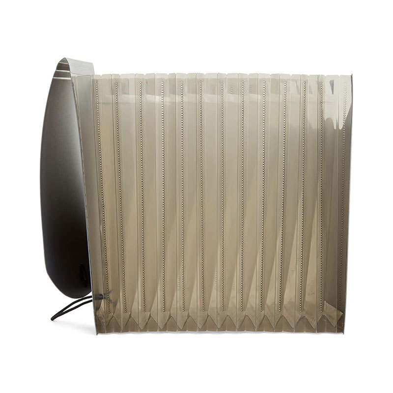 Dosar acordeon maro închis, cu 13 compartimente, căptușit, pentru documente de afaceri și întâlniri, dimensiuni 33×25 cm