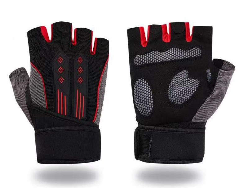 Rukavice za fitness s poluprstima za trening snage, dizanje utega i vožnju biciklom – unisex