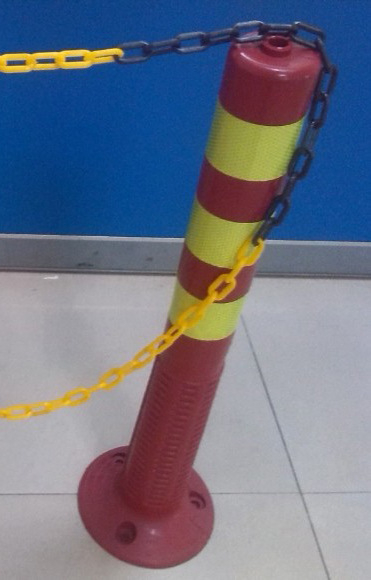 75 cm plastični upozoravajući stup s PU elastičnom stubom, izolacijska barijera, ograda i reflektirajući sigurnosni stup za promet