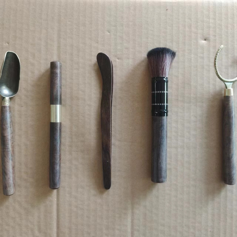 Set de ceremonie a ceaiului, șase piese — accesorii Kung Fu pentru ceai, unelte de pregătire a ceaiului