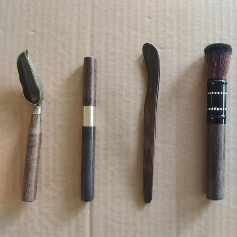 Set de ceremonie a ceaiului, șase piese — accesorii Kung Fu pentru ceai, unelte de pregătire a ceaiului