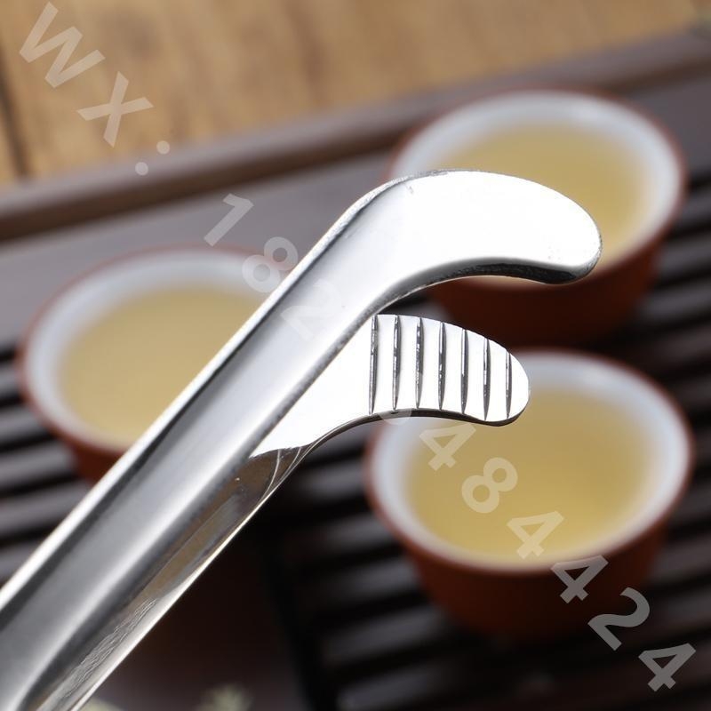 Clip de ceai din oțel inoxidabil 304, clips de ceai pentru set Kung Fu, cleme metalice pentru ceașcă, protecție împotriva arsurilor, accesorii pentru ceremonia ceaiului