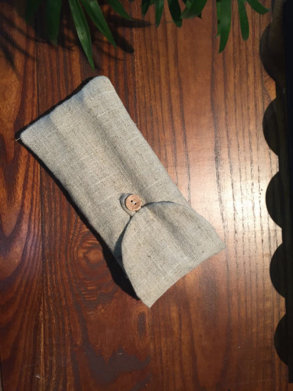 Sac portabil de depozitare pentru ceremonia ceaiului chinezesc – accesorii pentru setul de ceai din bumbac-lână, cu ustensile Six Gentlemen