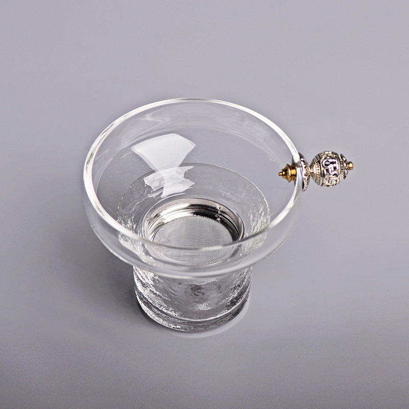 Accesorii Gongfu pentru ceai — filtru din sticlă rezistentă la temperaturi