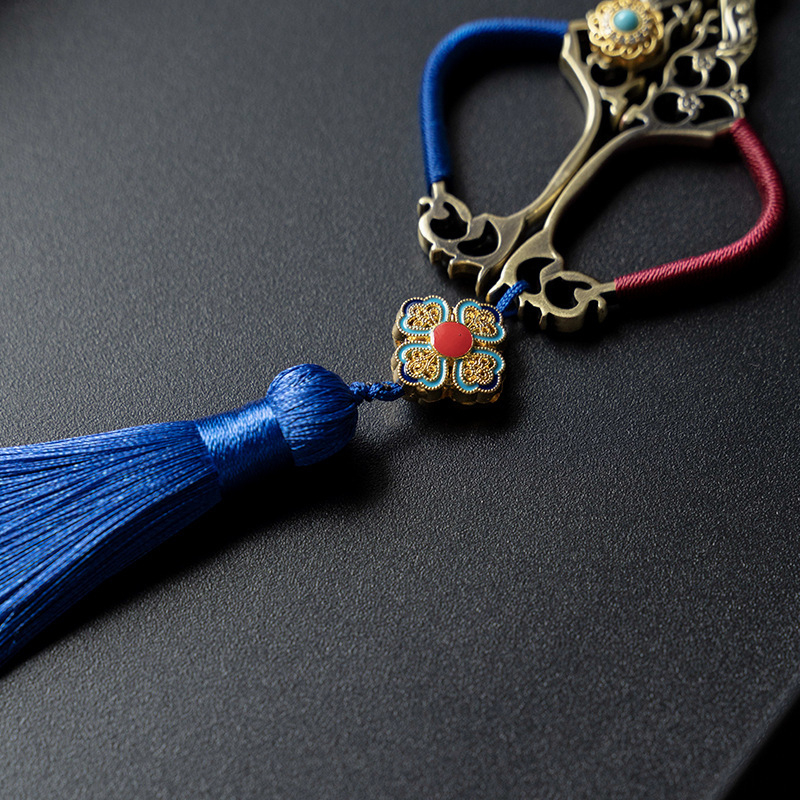 Foarfece din oțel inoxidabil pentru tăierea frunzelor de ceai și a pliculețelor, accesoriu retro de înaltă calitate pentru ceremonia ceaiului, foarfece mici pentru ceai