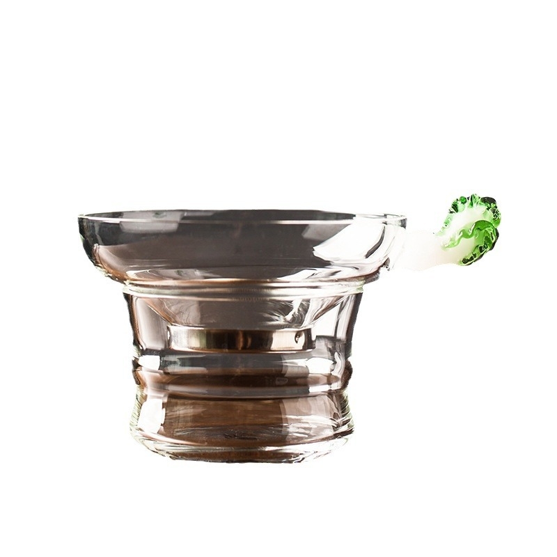 Set filtrare ceai din sticlă cu suport pentru ceremonia ceaiului